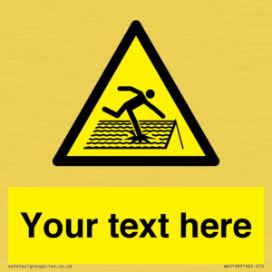 Custom Figure on Roof Sign